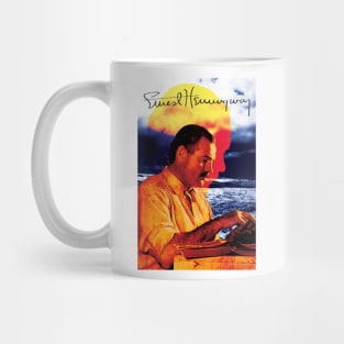 Ernest Hemingway -  Admired by Writers Mug